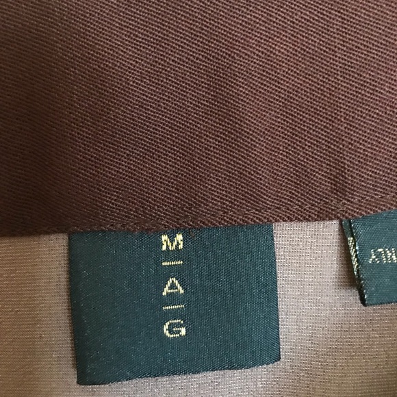 Long Brown Velvet Skirt Size 6 - Picture 2 of 3